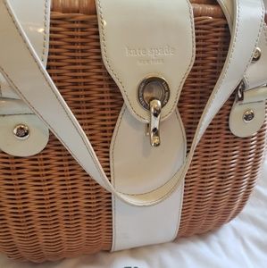 Kate Spade woven basket purse